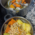 El cooksnap de Jacomar Ramos cuando hizo Puchero Canario.