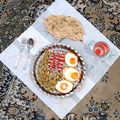 کوک اسنپ meysam khatib بعد از امتحان کردن نیمرو عسلی به گفته شف های انگلیسی sunny side up سمت خورشیدی بالا.