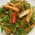 江湖小俠 的 糯米椒炒豆乾小魚乾 cooksnap