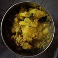 Mittal sharma का कुकस्नैप जब उन्होंने बैंगन सोयाबीन आलू की मिक्स सब्जी (baingan soyabean aloo ki mix sabzi recipe in Hindi) बनाया था।