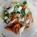 Brigitta Nagy Cooksnap-ja, amikor elkészítette a(z) Joghurtban pácolt sült csirkemell salátával receptet.
