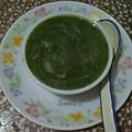 SOMA ADHIKARY's cooksnap of when they made ক্রিম অফ স্পিনাচ স্যুপ (Cream of Spinach Soup recipe in Bengali).