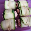 El cooksnap de Fini Bautista Angulo cuando hizo Rollitos de calabacín con atún y queso crema.