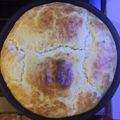 El cooksnap de María Paola Rogel cuando hizo Timbal cremoso de choclo.
