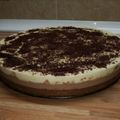 El cooksnap de Sarah Guzmán cuando hizo Tarta 🎂 tres chocolates con base de galleta 🍪.