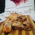 El cooksnap de Victoria cuando hizo Trenza de hojaldre rellena de compota de manzana, nueces y pasas.