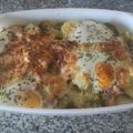El cooksnap de Catta cuando hizo Brócoli con bacon, queso y huevo al horno.