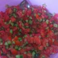 صورة من أم مصطفي، شاركها بعد تجربة وصفة سلطه الطحينيه بالطماطم والخيار 🍅🍎🍎