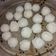 El cooksnap de Rebeca cuando hizo Trufas de chocolate blanco y coco.