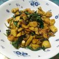 Ting Yu Pan 的 [好菇多多]九層塔炒杏鮑美白菇 cooksnap