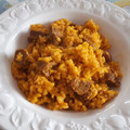 El cooksnap de estcolrod (Esther) cuando hizo 59. Conejo con arroz.