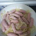 El cooksnap de Maria Jose Bustamante Abin cuando hizo Salchichas frescas con cebolla y vino.