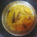 Sheela Biswas 's cooksnap of when they made মুগের ডালে মাছের মাথা(Mooger dal e macher matha recipe in bengali).