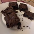 El cooksnap de Andrea Villalba cuando hizo Brownie con cacao en polvo.