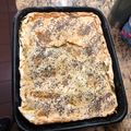El cooksnap de Lorena Losardo cuando hizo Pascualina con acelga en crudo.