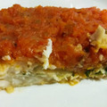 El cooksnap de Vale Patagonia cuando hizo Filete de merluza al horno, con ensalada.