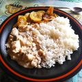 El cooksnap de Cinnamon Annie cuando hizo Pollo en salsa de champiñones.