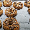 El cooksnap de Inés Ramírez cuando hizo Bagels.