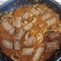 El cooksnap de boladeras cuando hizo Butifarra al vermut, con champiñones.