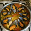 El cooksnap de prietomjose cuando hizo Paella con pollo y rape.