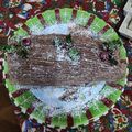 Cooksnap από Litsa Kokkotou στη συνταγή Κορμός Χριστουγεννιάτικος Με Αφράτο Παντεσπάνι  Με Αέρινη Κρέμα Βανίλιας – Σοκολάτας !!!
