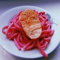 Сooksnap від Alex, який(а) приготував(ла) Макароны с буряком и фетой.