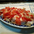 El cooksnap de Kike Torres cuando hizo Merluza con tomate y orégano (Lékué).