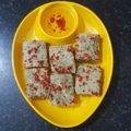 Hemaxi Patel's cooksnap of when they made મગ ની દાળ નાં ઢોકળા (Moong Dal Dhokla Recipe In Gujarati).