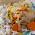 El cooksnap de Valentina Paz cuando hizo Pollo al Jugo Arvejado.