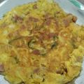 Cooksnap Zarafafiis ❣️🌹 semasa beliau membuat Telur Dadar Lapis Sosej.