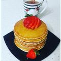 کوک اسنپ Tahere بعد از امتحان کردن پنکیک وانیلیVanilla pancakes.
