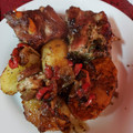 El cooksnap de mary rodriguez cuando hizo Pechito de Cerdo a la Cerveza.