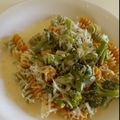 El cooksnap de Monica Abalo cuando hizo Fideos con brócoli a la crema .