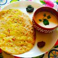 Resham Kaur का कुकस्नैप जब उन्होंने आलू के स्वादिष्ट पराठे (Aloo ke swadisht parathe recipe in Hindi) बनाया था।