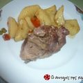 Cooksnap από dcroula στη συνταγή Χοιρινά κότσια με μουστάρδα, πατάτες και λαχανικά
