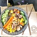 il Paola Catalano quando ha preparato Poké bowl fusion