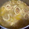El cooksnap de Gema Pla cuando hizo Pota con alubias.