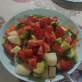 El cooksnap de Luciana Clos cuando hizo Ensalada manzana, tomate, palta y zanahoria.