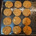 El cooksnap de pamerobinson cuando hizo Hamburguesas de proteína de soja y avena 🤟🏻.