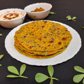 Sunita Shah का कुकस्नैप जब उन्होंने मेथी थेपला (Methi Thepla recipe in Hindi) बनाया था।