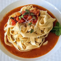El cooksnap de José Antonio Pena Navarro cuando hizo Fettuccine de pasta fresca al huevo.