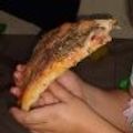 El cooksnap de Leticia Silveira cuando hizo Pizza sin gluten.