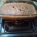 El cooksnap de Etel Suevo cuando hizo Budín de chocolate.
