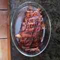El cooksnap de Laura Crespo cuando hizo Costillas BBQ al horno.