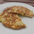 El cooksnap de Andreita cuando hizo Tortilla jugosa de calabacín con queso feta y tomillo.