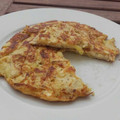 El cooksnap de Andreita cuando hizo Tortilla jugosa de calabacín con queso feta y tomillo.