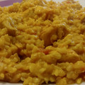 El cooksnap de khyra99 cuando hizo Pollo al curry con Arroz.