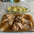 El cooksnap de Rafael Reyes López cuando hizo Cinta de lomo en salsa al ajillo.