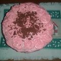 Binty Abubakar's cooksnap of when they made Vanilla cake decorate in whip cream.