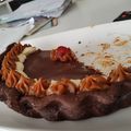 El cooksnap de Lau Soule cuando hizo Tarta cabsha .